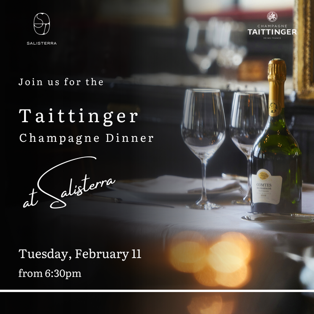 Taittinger Dinner at Salisterra